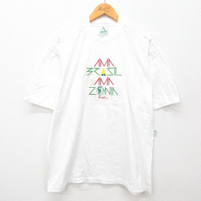 00s 半袖Tシャツ ブラジル ホワイト XL | 古着