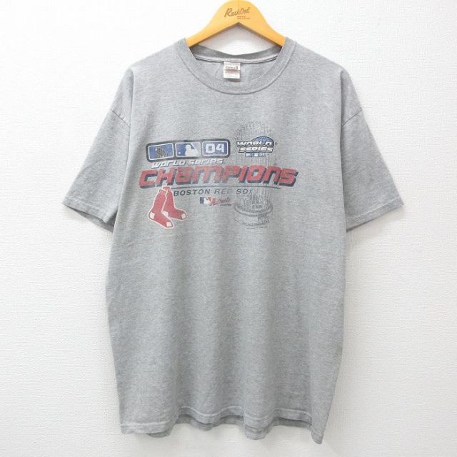 00s 半袖Tシャツ ボストンレッドソックス グレー霜降り XL | 古着