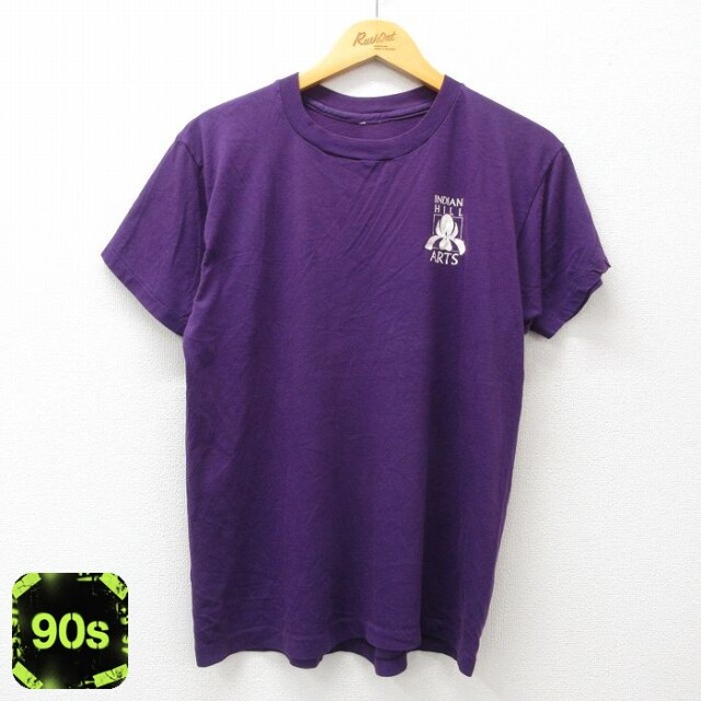 インディアンヒル 90s 半袖Tシャツ パープル L | 古着