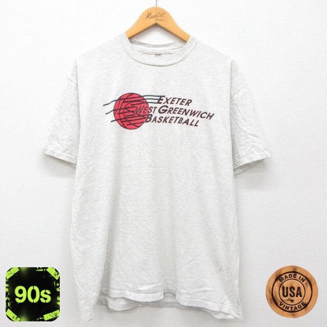 ジャージーズ 90s 半袖Tシャツ バスケットボール グレー XL | 古着