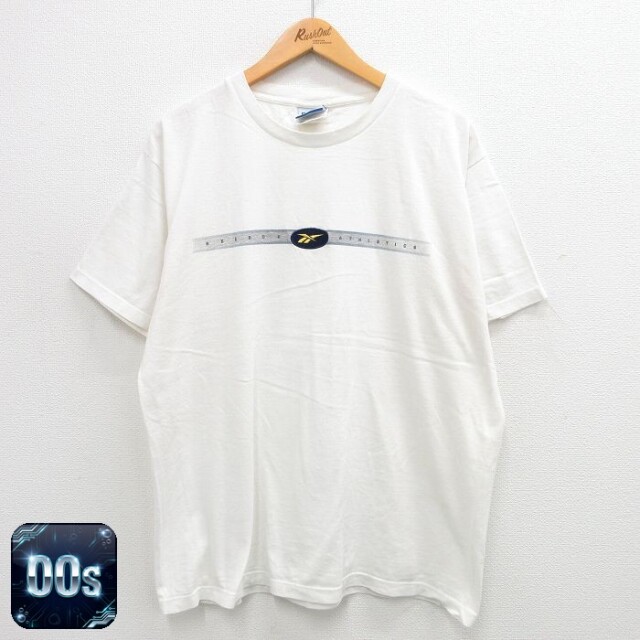 リーボック 00s 半袖Tシャツ ワンポイントロゴ ホワイト XL | 古着