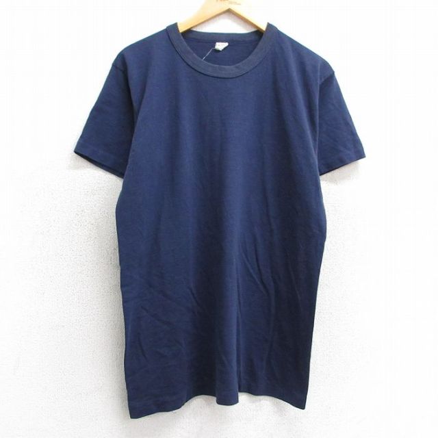 80s 半袖Tシャツ ネイビー M | 古着