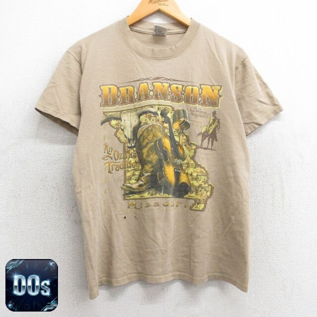 00s 半袖Tシャツ バイオリン ベージュ S | 古着