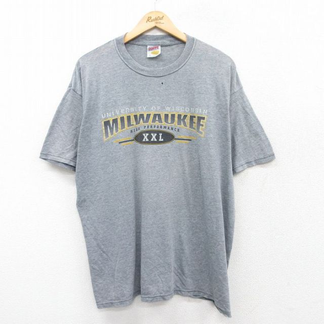 90s 半袖Tシャツ MILWAUKEE グレー XL | 古着