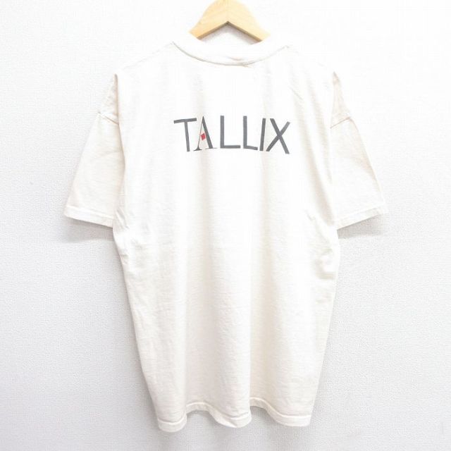 00s 半袖Tシャツ TALLIX ベージュ XL | 古着