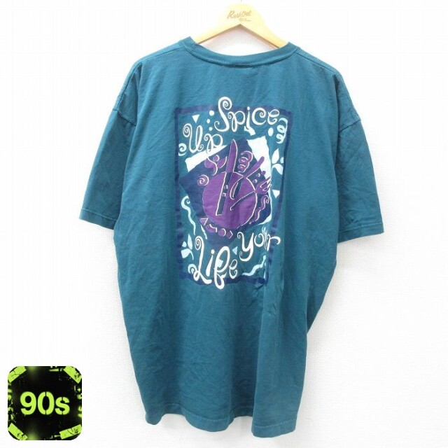 90s 半袖Tシャツ ディズニー グリーン XL | 古着