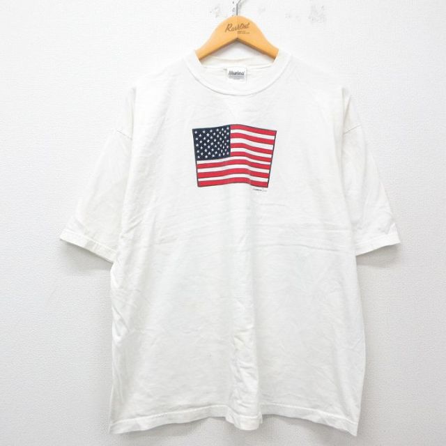 90s 半袖Tシャツ Bob＆Tom BAND ホワイト XL | 古着