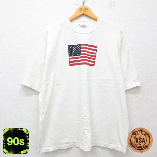 90s 半袖Tシャツ Bob＆Tom BAND ホワイト XL | 古着