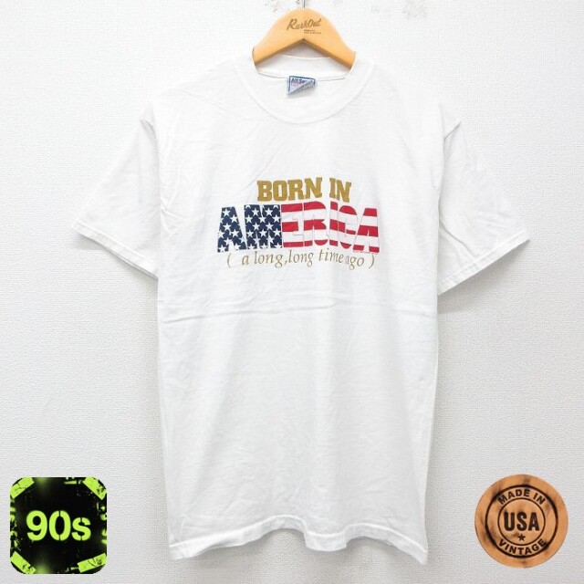 90s 半袖Tシャツ ホワイト L | 古着