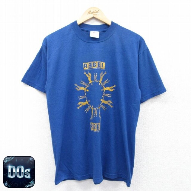 ジャージーズ 00s 半袖Tシャツ REBEL2 ネイビー L | 古着