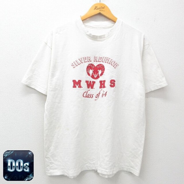 00s 半袖Tシャツ MWHS ホワイト XL | 古着