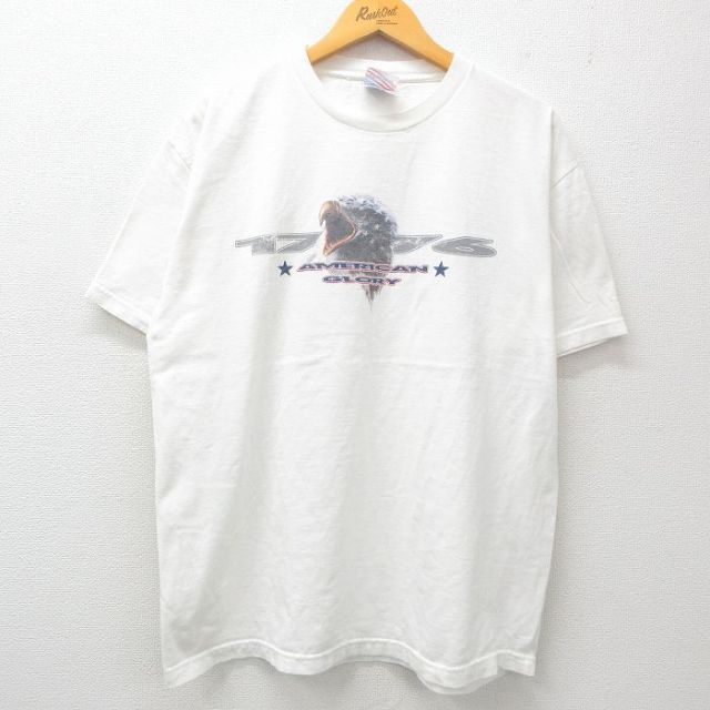 00s 半袖Tシャツ ワシ ホワイト XL | 古着