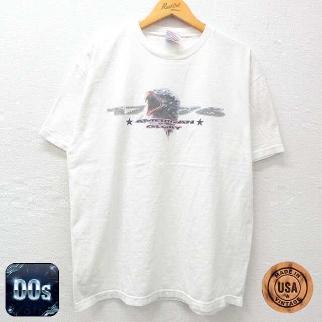 00s 半袖Tシャツ ワシ ホワイト XL | 古着