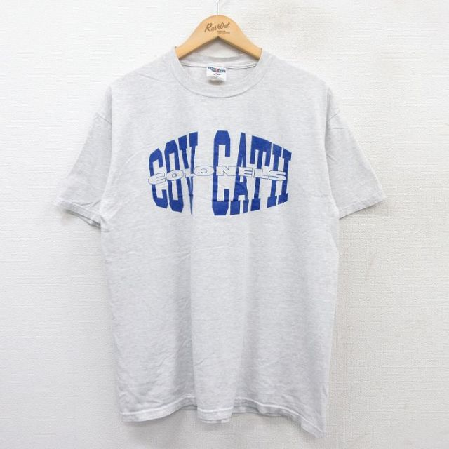 00s 半袖Tシャツ COLONELS グレー霜降り XL | 古着