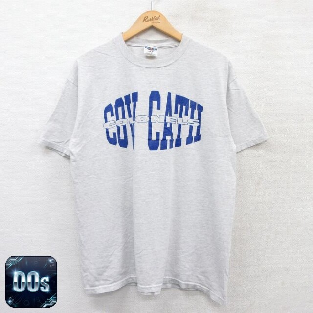 00s 半袖Tシャツ COLONELS グレー霜降り XL | 古着