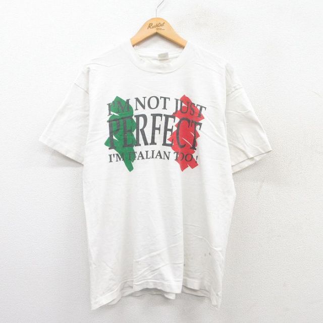 フルーツオブザルーム 90s 半袖Tシャツ PERFECT ホワイト L | 古着