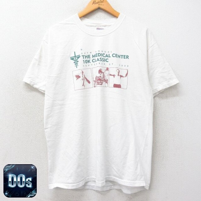 ヘインズ 00s 半袖Tシャツ MEDICAL CENTER ホワイト L | 古着