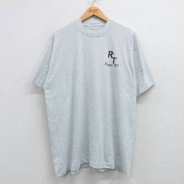 90s 半袖Tシャツ RT expo グレー XL | 古着