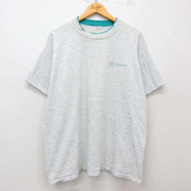 00s 半袖Tシャツ STARKEY グレー霜降り XL | 古着