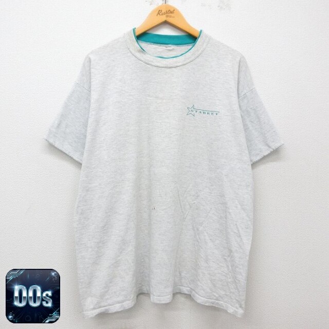 00s 半袖Tシャツ STARKEY グレー霜降り XL | 古着
