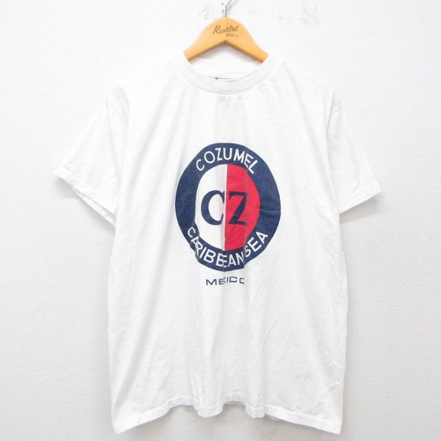 00s 半袖Tシャツ コスメル ホワイト XL | 古着