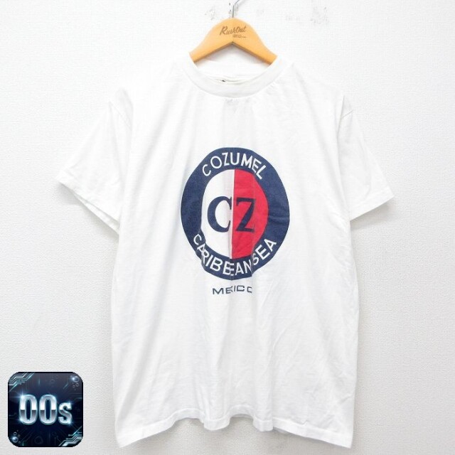 00s 半袖Tシャツ コスメル ホワイト XL | 古着
