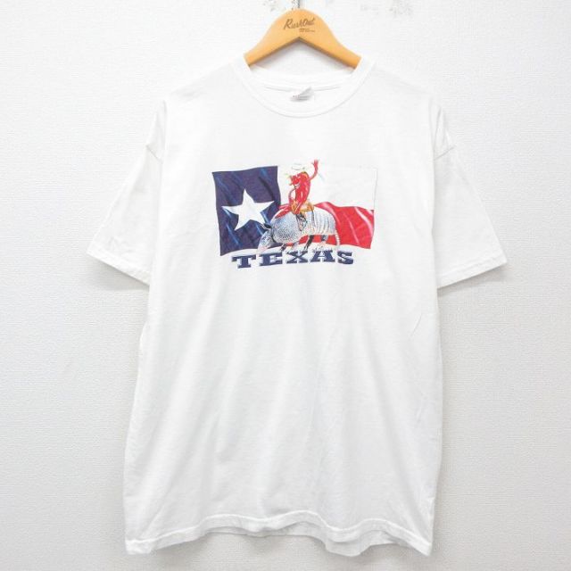 ヘインズ 00s 半袖Tシャツ 唐辛子テキサス ホワイト XL | 古着
