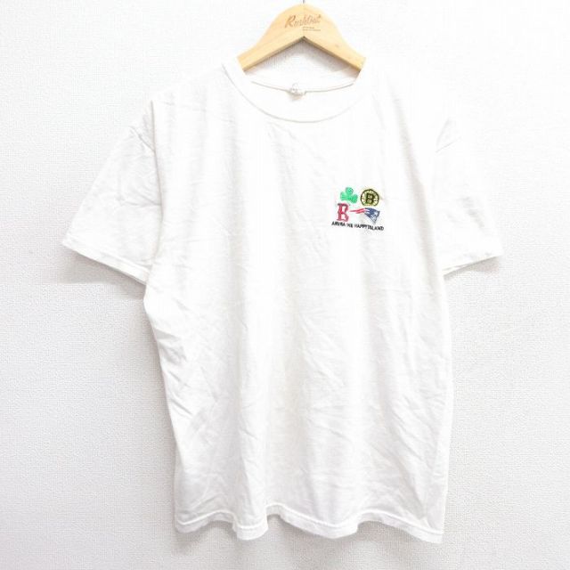 00s 半袖Tシャツ ニューイングランドペイトリオッツ ホワイト L | 古着