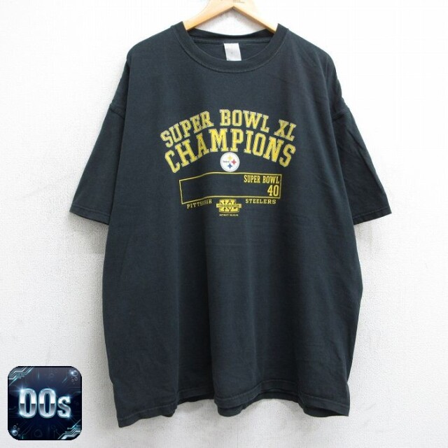 【50%OFF】00s 半袖Tシャツ ピッツバーグスティーラーズ ブラック XL | 古着