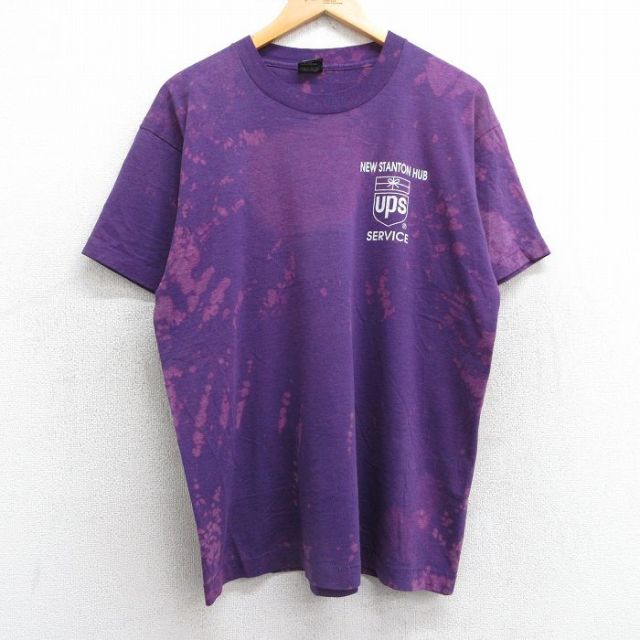 フルーツオブザルーム 90s 半袖Tシャツ ups パープル L | 古着