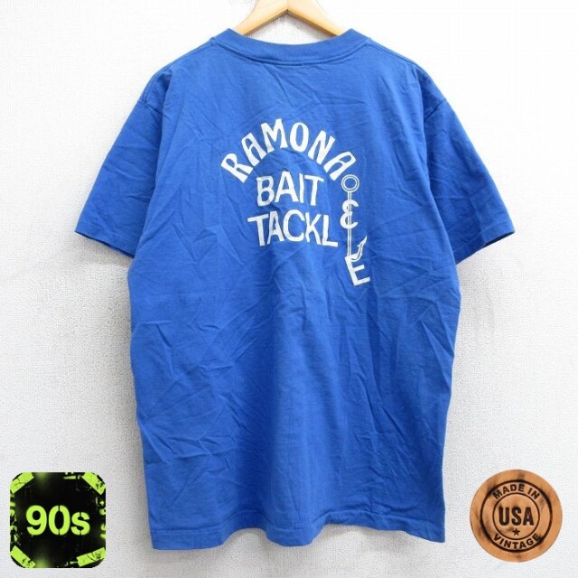 【50%OFF】オニータ 90s 半袖Tシャツ RAMONA ブルー XL | 古着