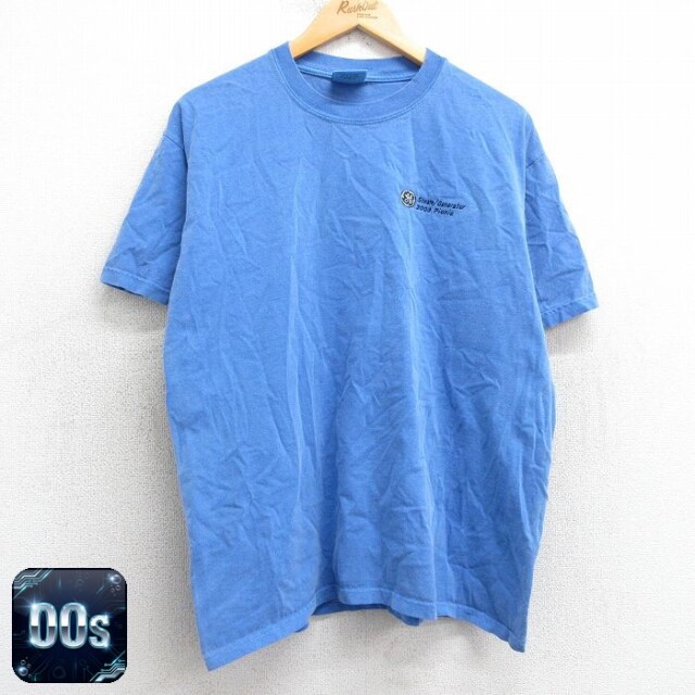【50%OFF】00s 半袖Tシャツ Steam Generator ブルー L | 古着