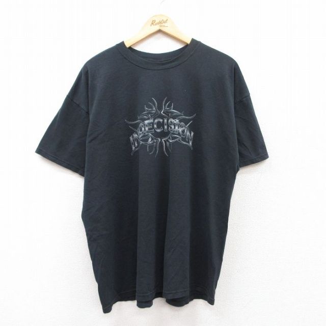 ジャージーズ 00s 半袖Tシャツ INDECISION ブラック XL | 古着