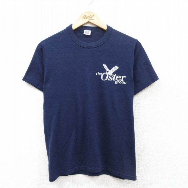【50%OFF】ラッセル 80s 半袖Tシャツ Oster group ネイビー S | 古着