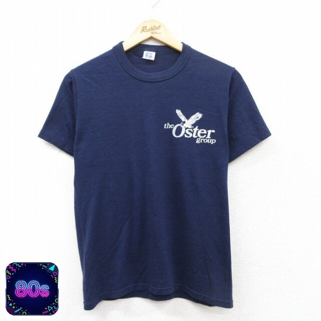 【50%OFF】ラッセル 80s 半袖Tシャツ Oster group ネイビー S | 古着
