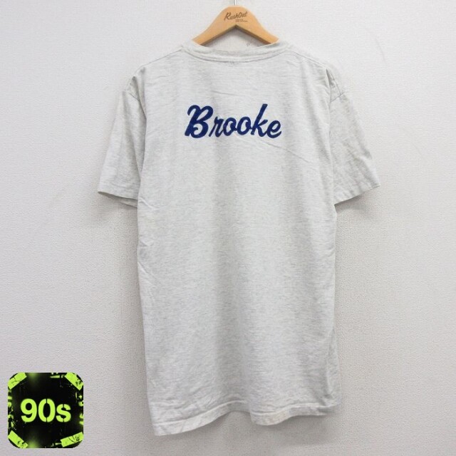 【50%OFF】90s 半袖Tシャツ Broock グレー XL | 古着