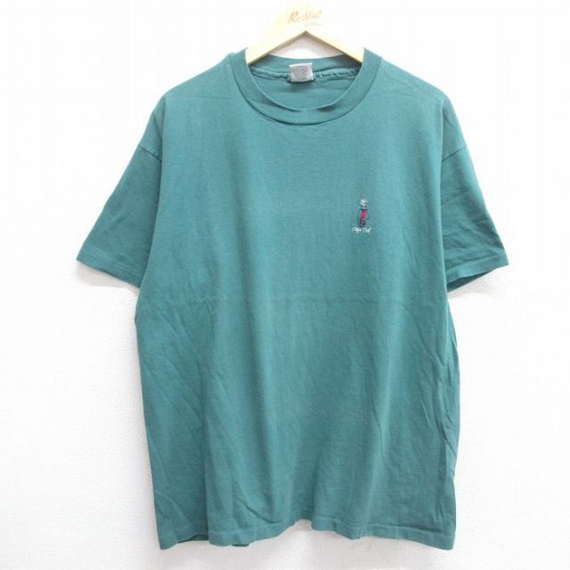 90s 半袖Tシャツ ゴルフ グリーン XL | 古着