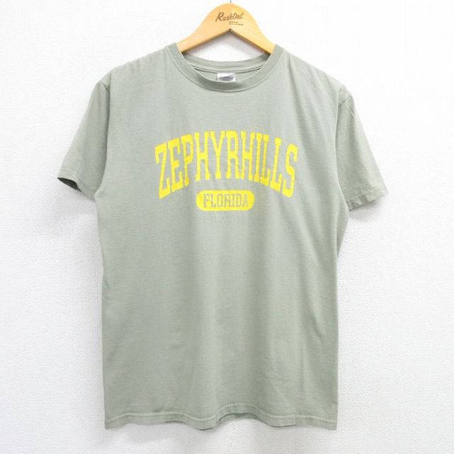 00s 半袖Tシャツ ゼファーヒルズ グリーン M | 古着