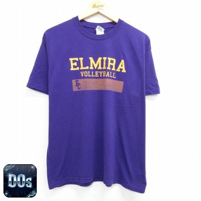 【50%OFF】エルマイラ 00s 半袖Tシャツ バレーボール パープル L | 古着