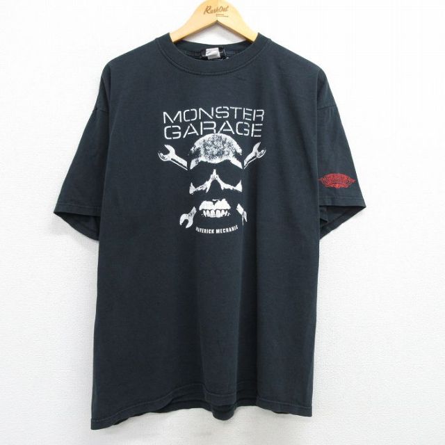 00s 半袖Tシャツ スカル ブラック XL | 古着