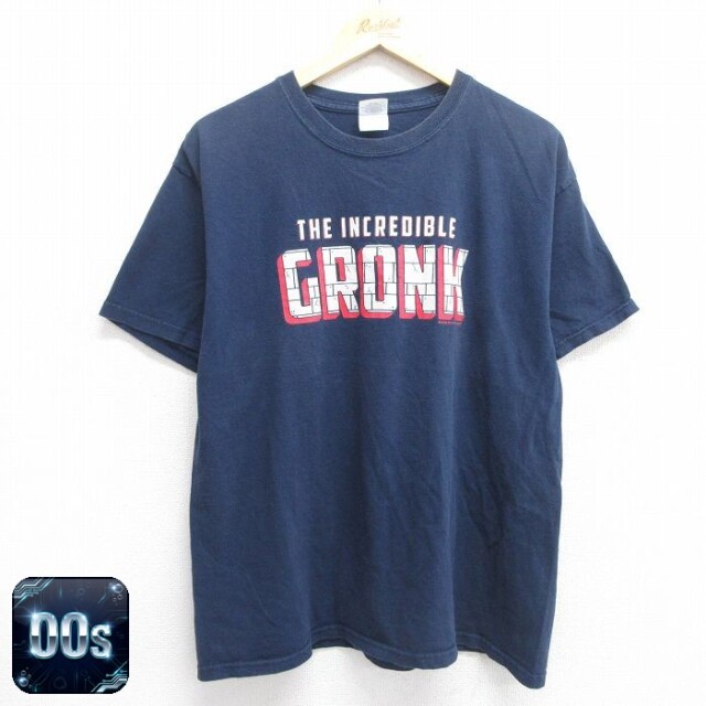 【50%OFF】00s 半袖Tシャツ GRONK 87 ネイビー L | 古着