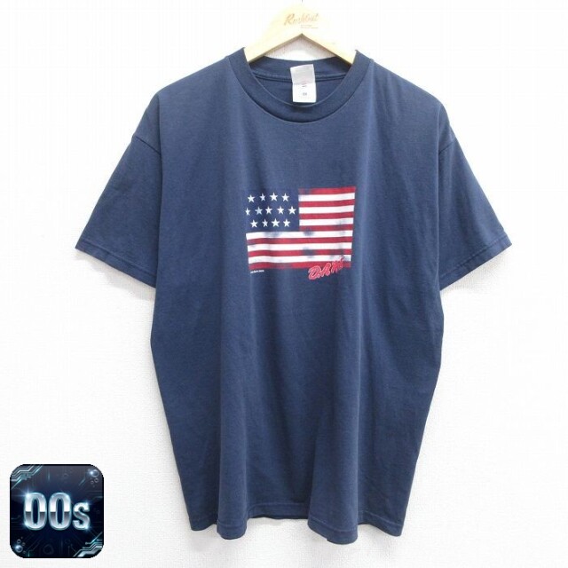 【50%OFF】フルーツオブザルーム 00s 半袖Tシャツ DARE ネイビー XL | 古着
