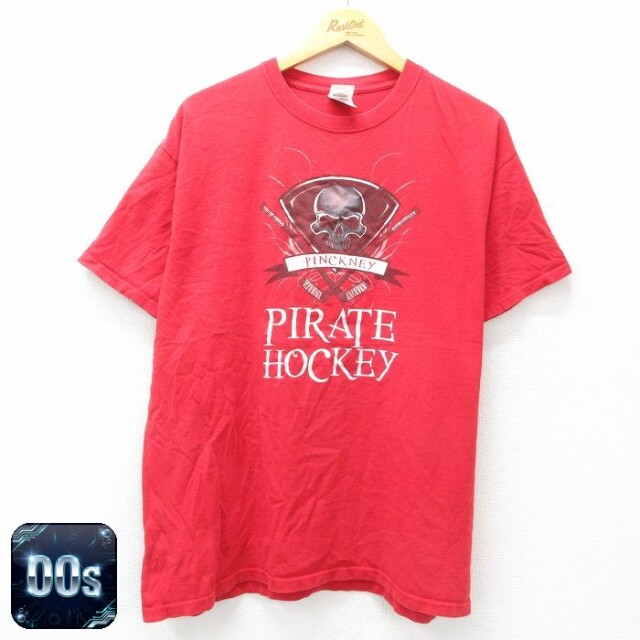 【50%OFF】フルーツオブザルーム 00s 半袖Tシャツ スカル レッド XL | 古着