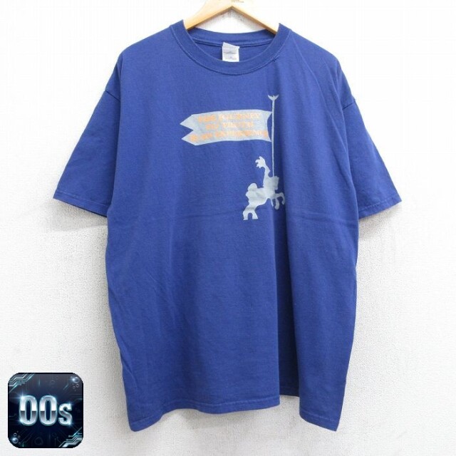【50%OFF】00s 半袖Tシャツ 騎士 ブルー XL | 古着