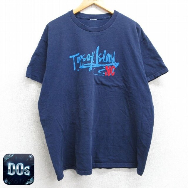 【50%OFF】00s 半袖Tシャツ アイランド ネイビー XL | 古着