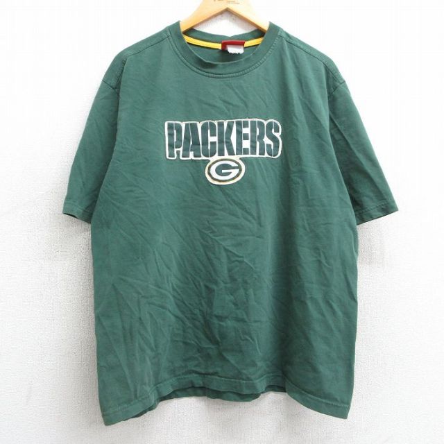 00s 半袖Tシャツ グリーンベイパッカーズ グリーン XL | 古着