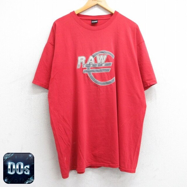 【50%OFF】マリテフランソワジルボー 00s 半袖Tシャツ RAW レッド XL | 古着