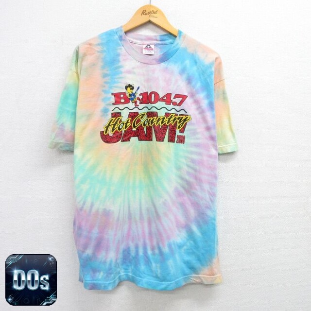 【50%OFF】00s 半袖Tシャツ ハチ パープルタイダイ XL | 古着
