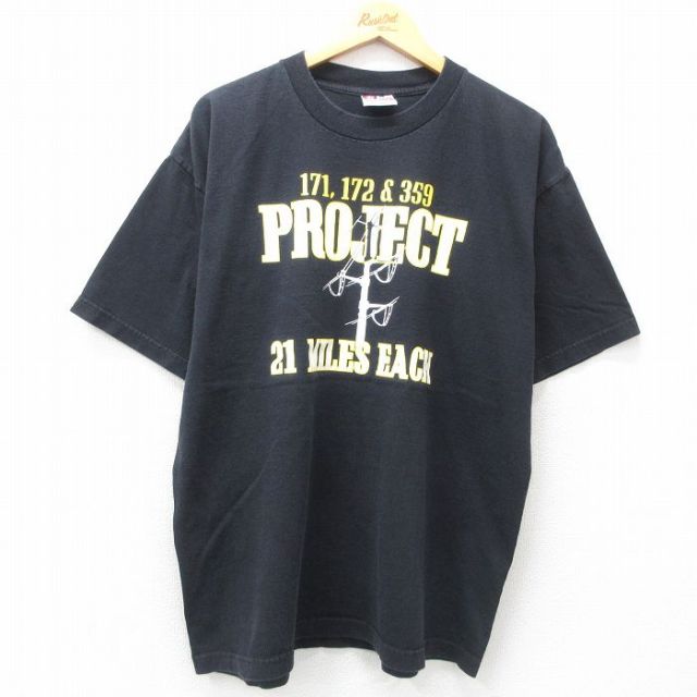 90s 半袖Tシャツ MJ ELECTRIC ブラック XL | 古着