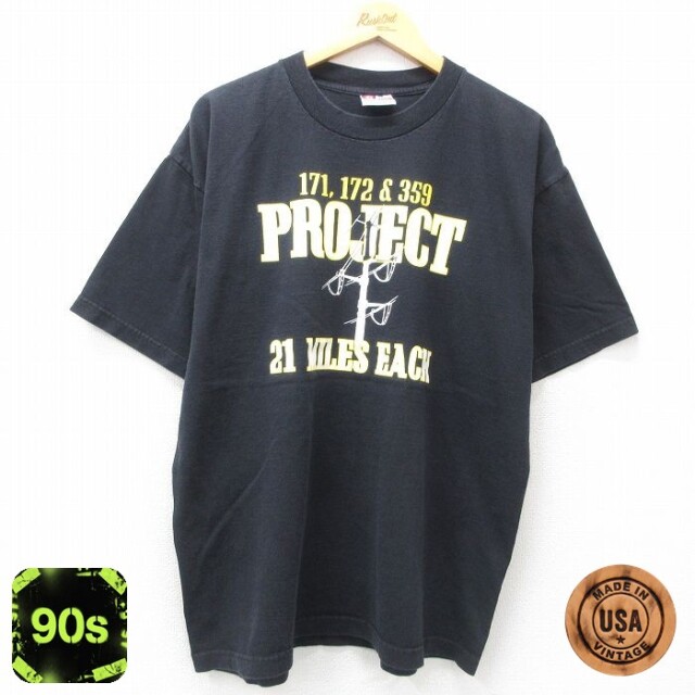 【50%OFF】90s 半袖Tシャツ MJ ELECTRIC ブラック XL | 古着